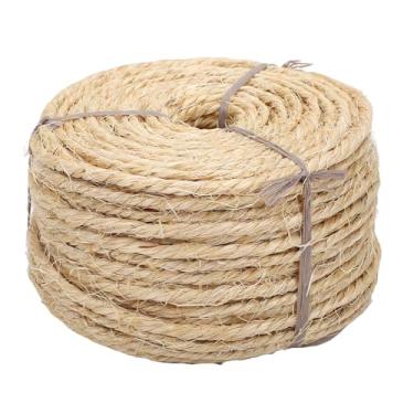 Imagem de YOUTHINK Corda de Sisal Resistente, Substituição de Poste para Arranhar Gatos Com 164 Pés, para Brinquedos de Gatos DIY, Torres, Móveis (Cor de linho)