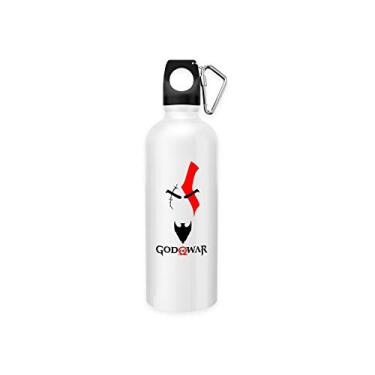 Imagem de Squeeze aluminio branco God Of War Logo 2