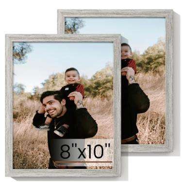 Imagem de Heimlove Conjunto de 20,3 x 25,4 cm, porta-retratos de 20,3 x 25,4 cm, molduras cinza 20,3 x 25,4 cm, colagem de parede ou exibição de mesa para documento de certificado