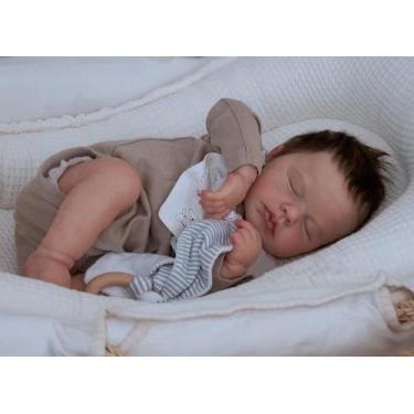 Imagem de Boneca Reborn Baby Doll Zero Pam, corpo inteiro, silicone, menino de 5