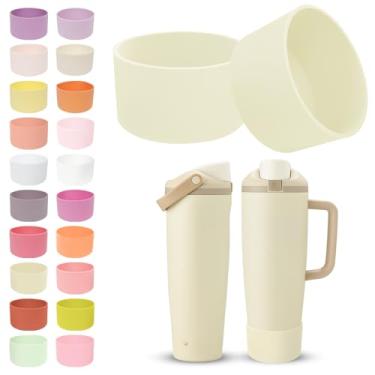 Imagem de Kaitiaki 2 peças de botas de silicone para garrafas e copos FreeSip Sway Owala de 850 g e 1,134 g – Antiderrapante, resistente a arranhões, realçador de estabilidade para acessórios Owala, disponível