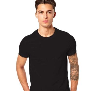 Imagem de Camisetas Masculinas Slim Básicas Algodão Premium Malha 30.1 - Meimi A