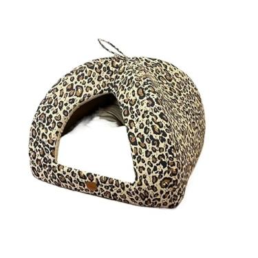 Imagem de Cama Pet Para Gato Ou Cachorro Pequeno Almofada Removivel Dupla Face Fundo Impermeavel Tamanho M E G(Onça,G)