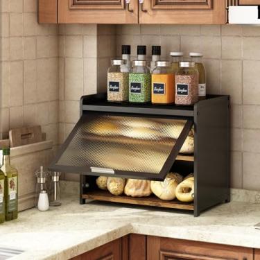 Imagem de Porta Bolo, Porta Pão, Recipiente para Armazenamento de Pão, Resistente e Estável, Adequado para Colocação em Bancadas de Cozinha, Organizador de Alimentos