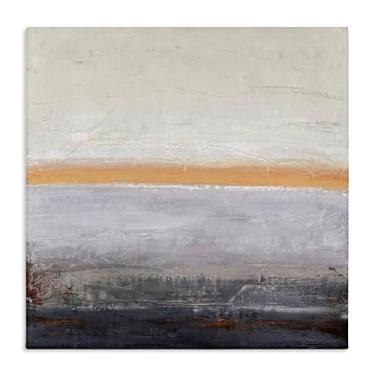 Imagem de Stupell Industries Arte de parede em tela Warm Peachy Horizon, design por Design Fabrikken, 76 x 76 cm