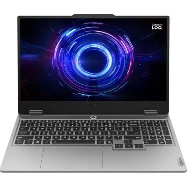 Imagem de Lenovo LOQ 15IRX10 Notebook Gamer, Intel Core i7-13650HX, RTX 5060 8GB, 16GB RAM DDR5, SSD 512GB, Tela 15.6" FHD 144Hz, Luna Grey