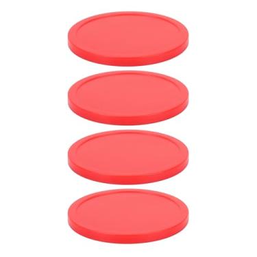Imagem de 4 PCS Plastic Air Hockey Pucks Substitua para Equipamentos de Jogo de Mesas, Prova de Desgaste, Leve, Substituições e Acessórios Ideais, Disponíveis Em 3 Tamanhos (Pequeno (63mm))