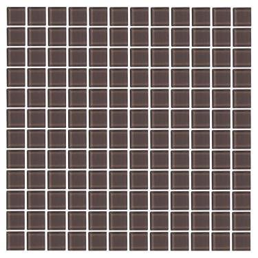 Imagem de Pastilha De Vidro Crystal Chocolate 2x2 Placa 30x30cm - 1013020656