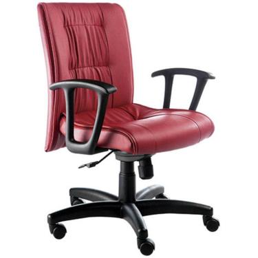 Imagem de Cadeira Diretor Base Giratória Vicenza Vermelho