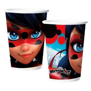 Imagem de Copo De Papel Ladybug - 180ml - 12 Unidades