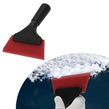 Imagem de VekAuto 1 peça de rodo de carro para filme vermelho 17,5 cm l ferramenta raspadora multifuncional para lavar, limpar papel de parede de vidro