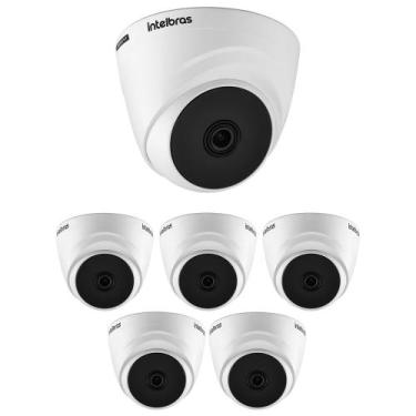 Imagem de Kit 6 Câmeras HDCVI Lite 2 Megapixels Full HD 20m VHL 1220 D Intelbras