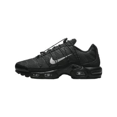 Imagem de Nike Tênis masculino Air Max Plus Utility (FD0670-001, preto/branco/prata metálico), Preto/Branco/Prata Metálica, 4
