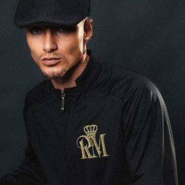 Imagem de Jaqueta Real Madrid Raglan Preta-Masculino