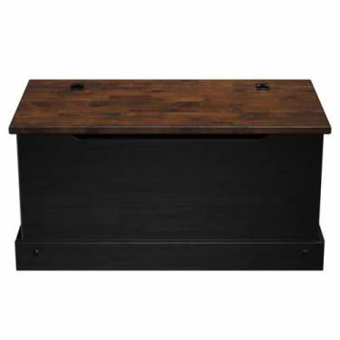 Imagem de Baú de Madeira Maciça Preto - Pense Dentro da Caixa