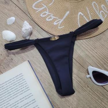 Imagem de Biquíni Parte de Baixo Calcinha Fio Regulável - Lakin, Preto
