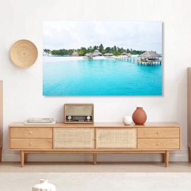 Imagem de Capa de TV Capa protetora de tela de tela de tela LCD LED de 32-80 polegadas para ambientes internos capa de monitor curva/plana universal computador televisão decorativa azul-3#||152.4 cm (141 x 85