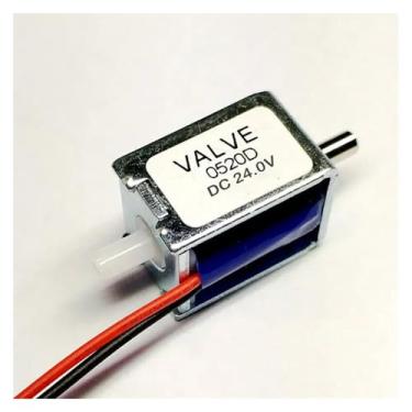 Imagem de Válvula solenoide de ar CC 24V N/C normalmente fechada válvula solenoide de controle pequeno para bomba de ar a gás