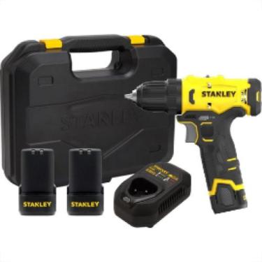 Imagem de Furadeira Parafusadeira Stanley 3/8'' 12V Max 2Baterias 2.0Ah Com Male