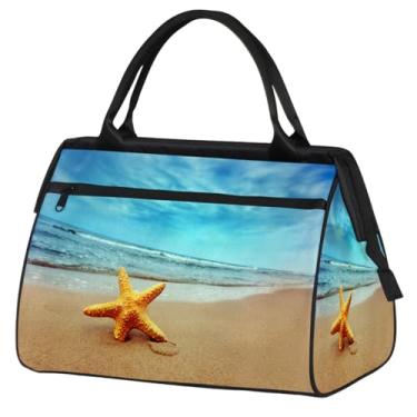 Imagem de Bolsa pequena para o fim de semana para mulheres e homens, design de autismo, bolsa de viagem dobrável, Cor: 66 cm, 15.2*8.3*11.6 inch, Moderno