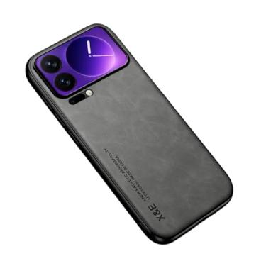 Imagem de Capa Capinha Protetora Luxury Leather Carmuça Para Xiaomi 17 Pro / 17 Pro Max (XIAOMI 17 PRO MAX)