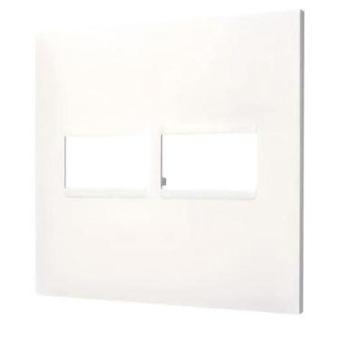 Imagem de Placa Pial Plus+ 4X4cm 1+1 Postos Branco - Pial Legrand
