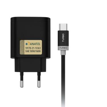 Imagem de Kit Carregador Turbo 30W USB-C (Fonte + Cabo) - Carga Rápida para Samsung, Motorola, Xiaomi e Dispositivos USB C