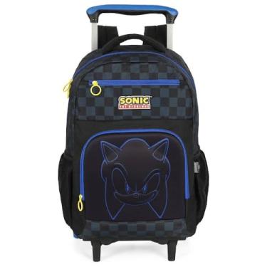 Imagem de Mochila de Rodinha Sonic Speed G Relevo 3 Rodas Luxcel