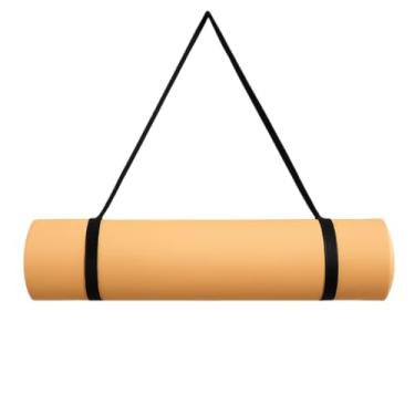 Imagem de Tapete de Exercício em Casa 1,70mx55cmx5mm – Antiderrapante para Abdominal, Prancha e Corda, Confortável e Prático(Laranja)