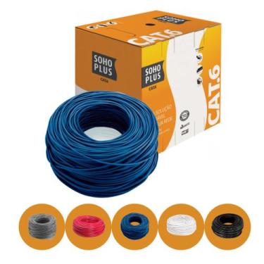 Imagem de Cabo De Rede 150m Furukawa Soho Plus Cat6 U/utp 24awg Azul
