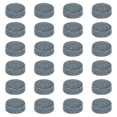 Imagem de YELARXI Pontas de taco de bilhar, kit de substituição de pontas de taco de sinuca, acessórios de reparo de tacos de piscina de couro de vaca - adequado para (tacos de mesa/suprimentos de jogos de