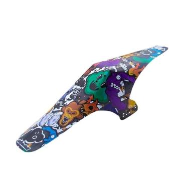 Imagem de Para-lamas refletivos de plástico para pneus dianteiros e traseiros de bicicleta, ideais para mountain bike e ciclismo de estrada.(Style A)