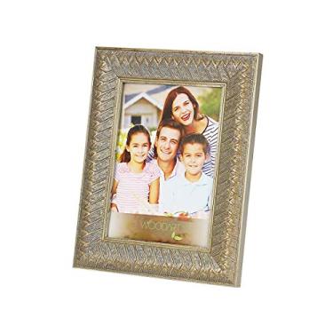 Imagem de Porta Retrato De Madeira Para Foto 15X21cm Rustic Prateado Woodart