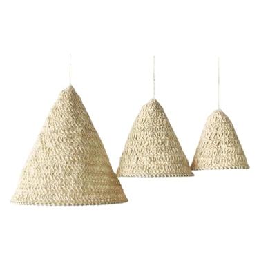 Imagem de Baoblaze Abajur decorativo branco para lustres, luminárias de chão, luminárias de mesa, restaurantes e salas de estar, S M L