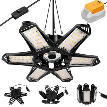 Imagem de Luz de trabalho LED LIVOWALNY para bateria Dewalt 20V 68W 6800LM