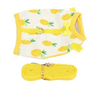 Imagem de HEEPDD Conjunto de Arnês de Trela de Cobaia, Colete de Malha para Animais Pequenos Com Alças Ajustáveis, Equipamento de Caminhada Ao Ar Livre para Coelhos, Furões, Chinchilas, Conjunto de Arnês de