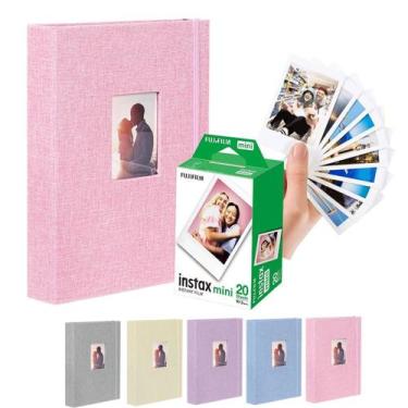Imagem de Álbum para Camera Instax Mini + Filme 20 fotos Instax Mini - Album Ros