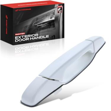 Imagem de A-Premium Maçaneta de porta externa pintada à direita dianteira - Compatível com Chevrolet, GMC e Cadillac - Silverado 1500 2007-2013, Tahoe, Avalanche, Suburban, Sierra 3500 HD, Yukon, Olympic White