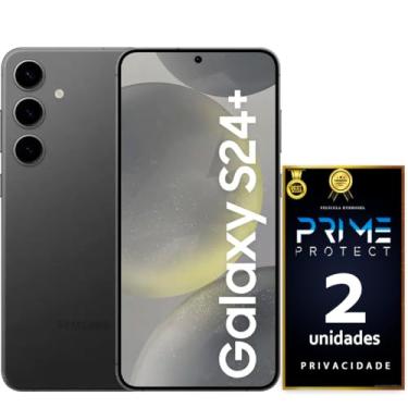 Imagem de Película Nano Gel Privacidade Fosca Para Galaxy S24+ Plus Película Protetora De Tela Privativa Anti Spy Anti Impacto Não Quebra 2un.