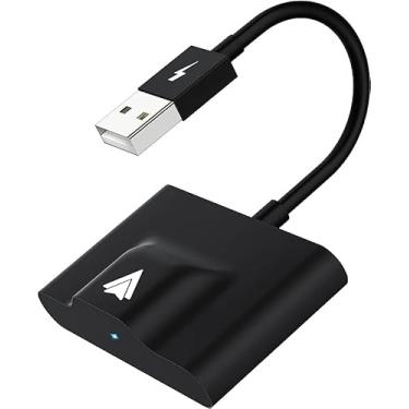 Imagem de Adaptador sem fio Android Auto para carros com de fábrica Plug Play Configuração fácil Dongle Converte telefones