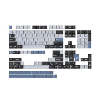 Imagem de Conjunto de teclas com 172 teclas Double Shot Cherry Profile Arctic Keycaps compatível com 61/64/87/104/108 Cherry Mx Switches Teclado Mecânico