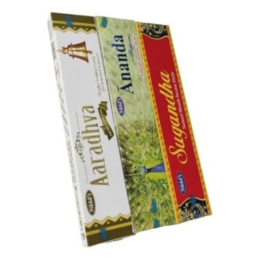 Imagem de Kit 3 Incensos Massala Premium Nikhil's - Limpeza e Harmonia
