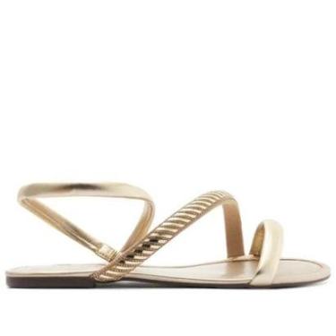 Imagem de Sandália Anacapri Tira Multi Glam Dourada-Feminino