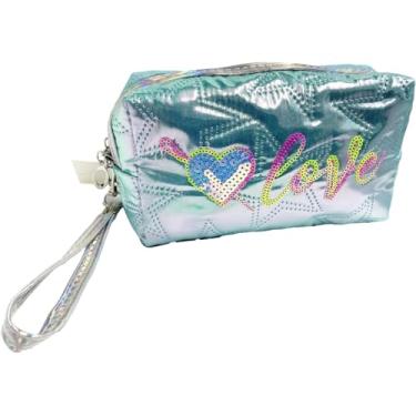 Imagem de Necessaire KIT Love, Compartimento Único, Cores Sortidas e Ziper Reforçado - Praticidade e Organização para o dia a dia.