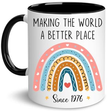 Imagem de GLAKEUN 1976 Making Mug - Happy 50 Year Old 1976 Presents - 50th Present Ideas - Caneca de 50º aniversário, presentes exclusivos para ela - Ele, homens, mulheres, esposa, irmã, melhor amiga - Caneca