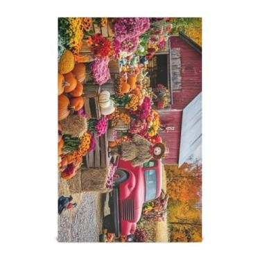 Imagem de Joisal Toalhas de cozinha em massa vibrantes de outono com 6 panos de prato macios para lavar louças, toalha de mão de cozinha de 71 x 45 cm