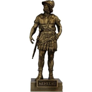 Imagem de Estátua Menelau Rei da Lacedemónia - Herói Grego (Cor Ouro Velho)