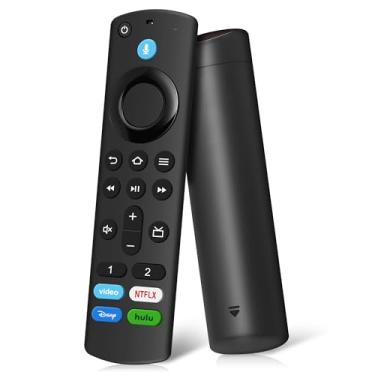 Imagem de Controle remoto de substituição para Smart TVs (3ª geração/TV Cube/TV Stick/Stick Lite/HD/4K/4K Max), para todas as séries Insignia-Pioneer-Omni QLED, não para TVs Samsung-ROKU