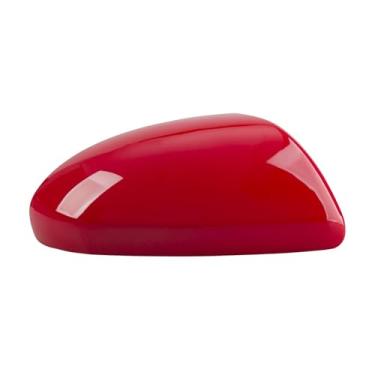 Imagem de Substituição da porta retrovisor do carro espelho lateral capa habitação Compatível com mazda 3 2010-2013 acessórios do carro(Red Right)