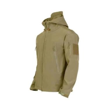 Imagem de Jaqueta Tática Masculina Impermeável Com Capuz, Casual, Militar, Utili